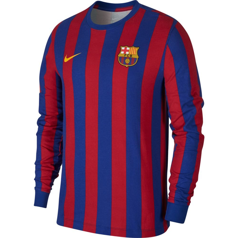 Middelen Kort leven Sneeuwwitje Nike FC Barcelona Retro Short Sleeve T-Shirt Blue | Goalinn