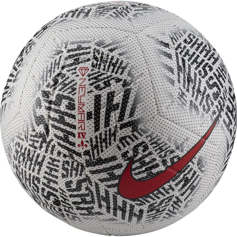 Araña de tela en embudo defensa semáforo Nike Balón Fútbol Neymar JR Strike Blanco | Goalinn