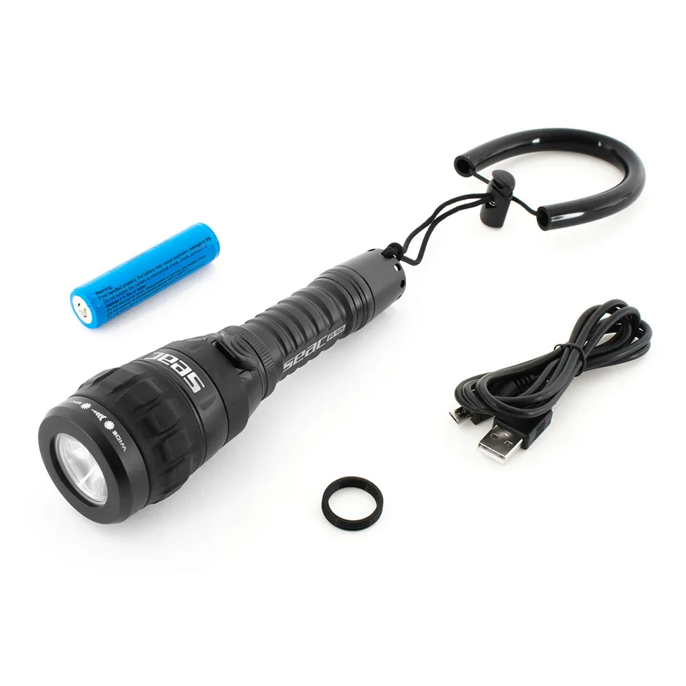 Lampe De Plongée Sous-Marine Rechargeable - Torche Étanche Puissante Pour Plongée, Pêche Et Exploration Nocturne