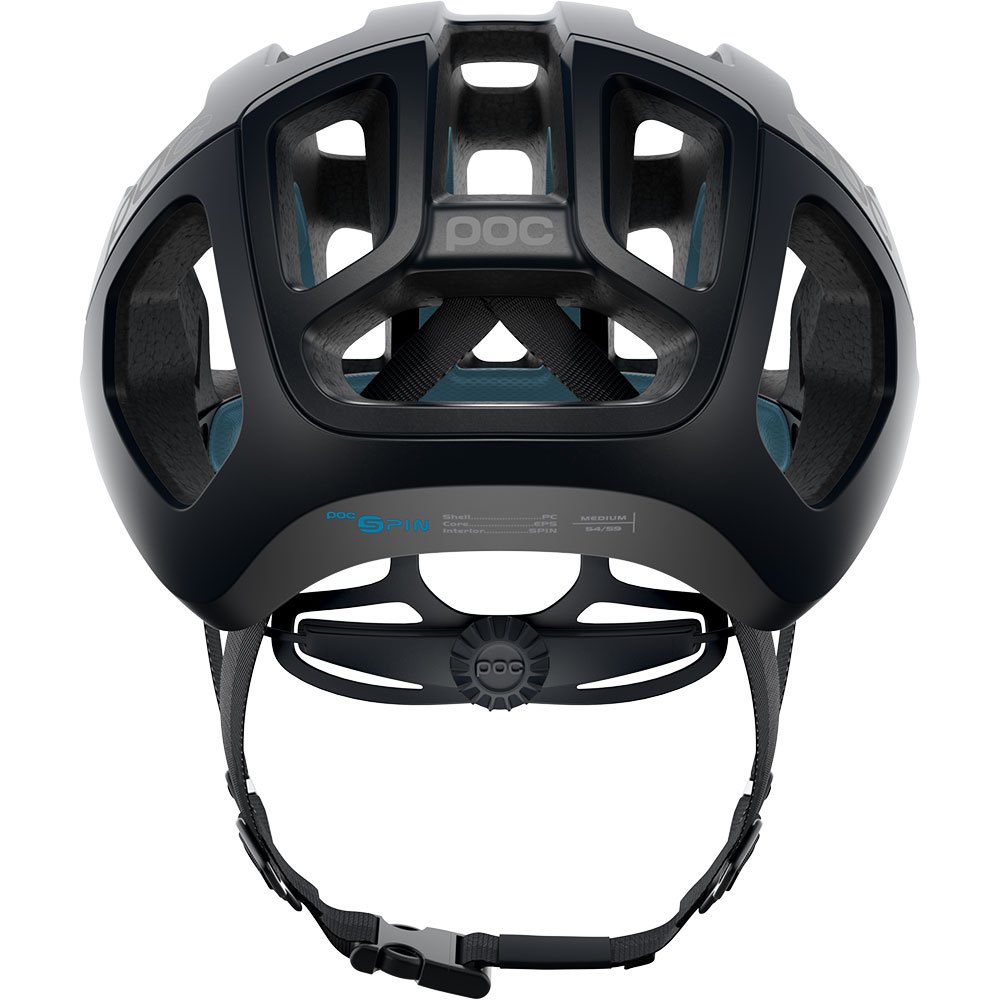 POC Ventral Spin Bicycle Cycling Helmet Uranium Black Raceday Size Medium 