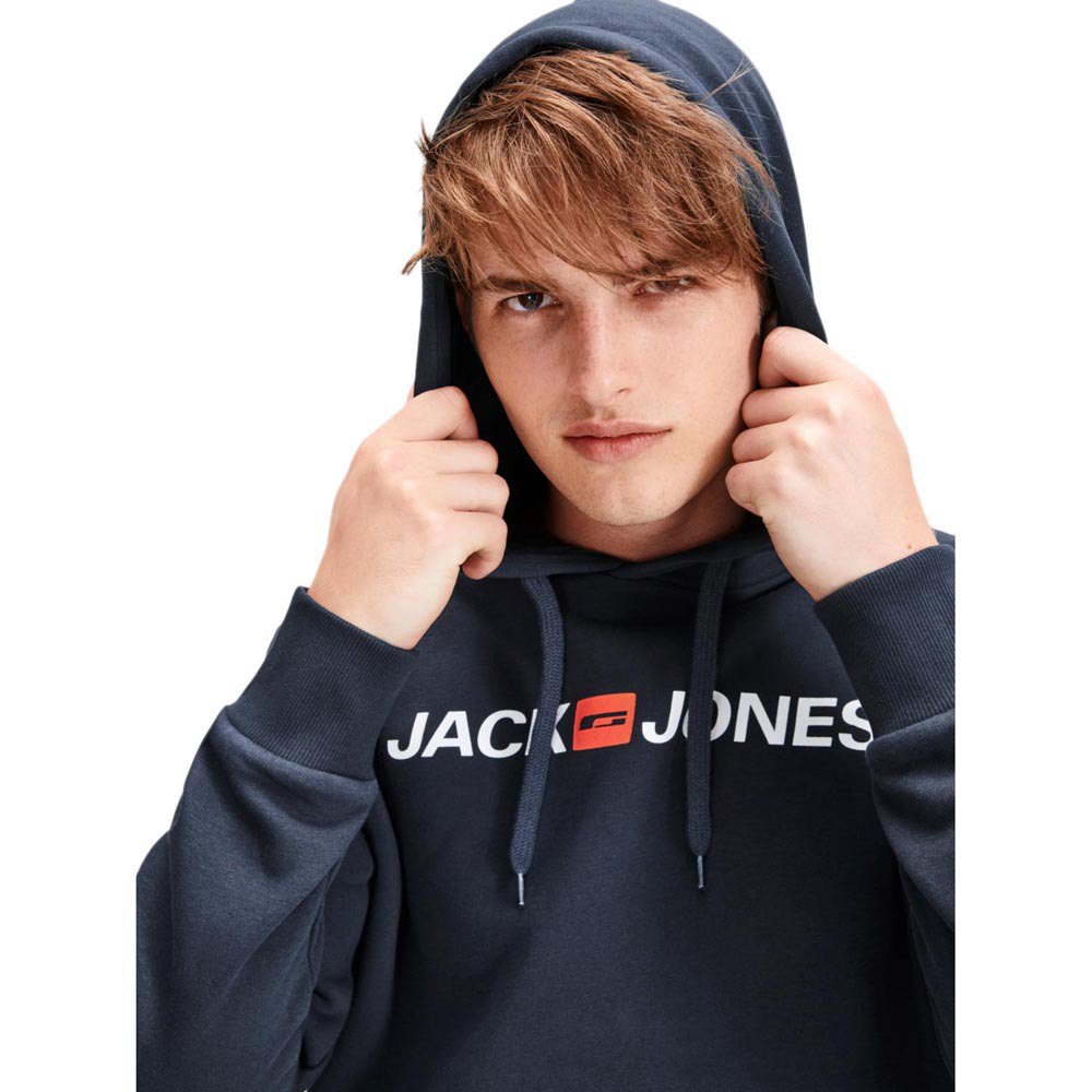 als resultaat Duizeligheid invoeren Jack & jones Logo Hoodie Blue | Dressinn