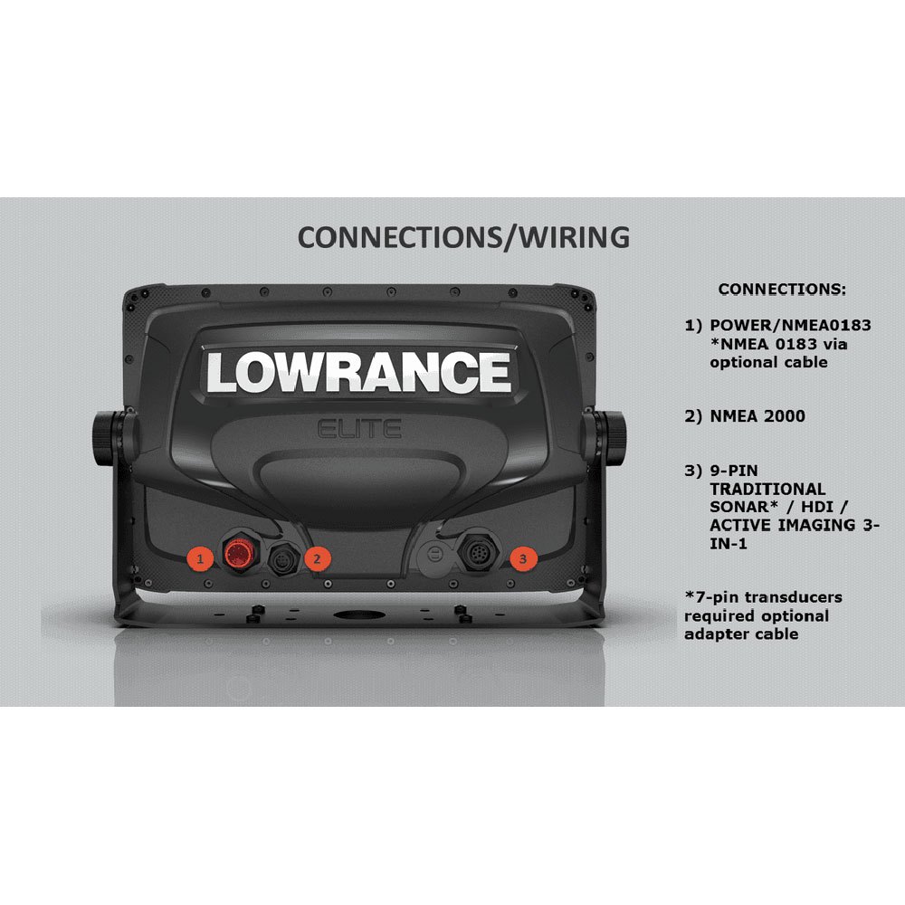 Lowrance Elite-12 TI2 Active Imaging Met Transducer