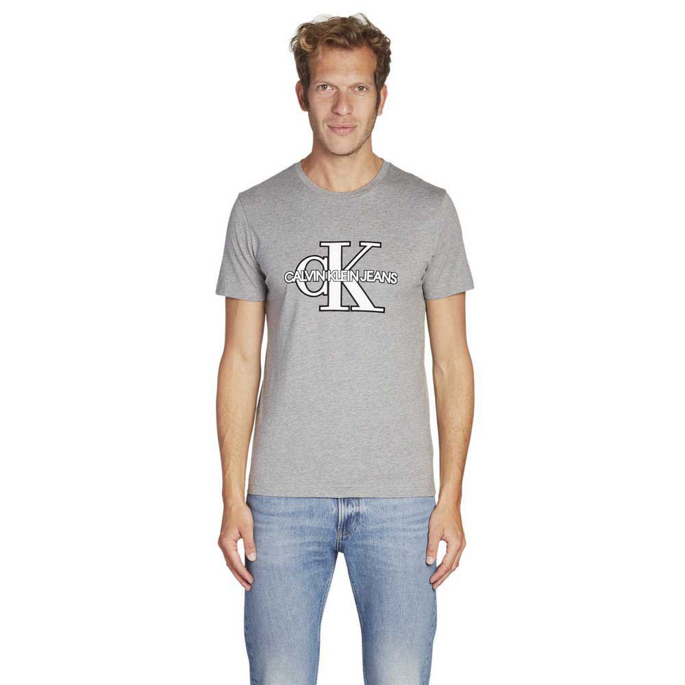 calvin-klein-jeans-t-shirt-a-manches-courtes-flocked-logo