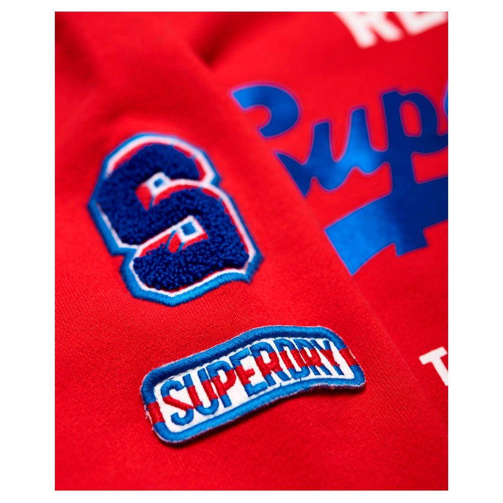 Superdry Vintage Logo Bonded Satin Hoodie