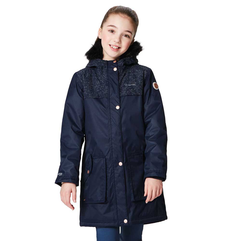 Regatta Kids Halimah Waterproof And Breathable Insulated Reflective Parka Jacket 