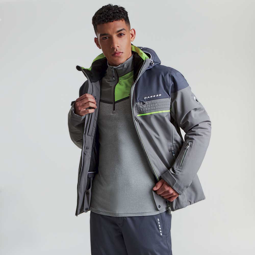 MEN'S DARE2B UPSTANDING CLUB WATERPROOF AND BREATHABLE SKI AND WINTER JACKET. 