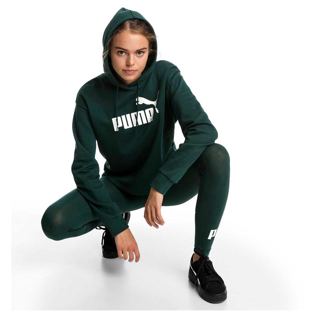 Puma Essential+ Logo Crop Hoodie