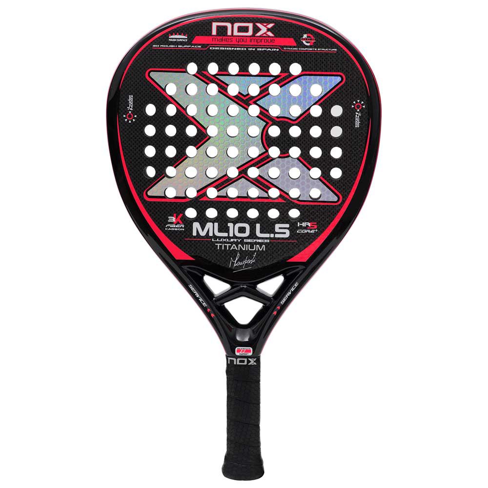 Nox ML10 Luxury L.5 Titanium Racket Red Smashinn