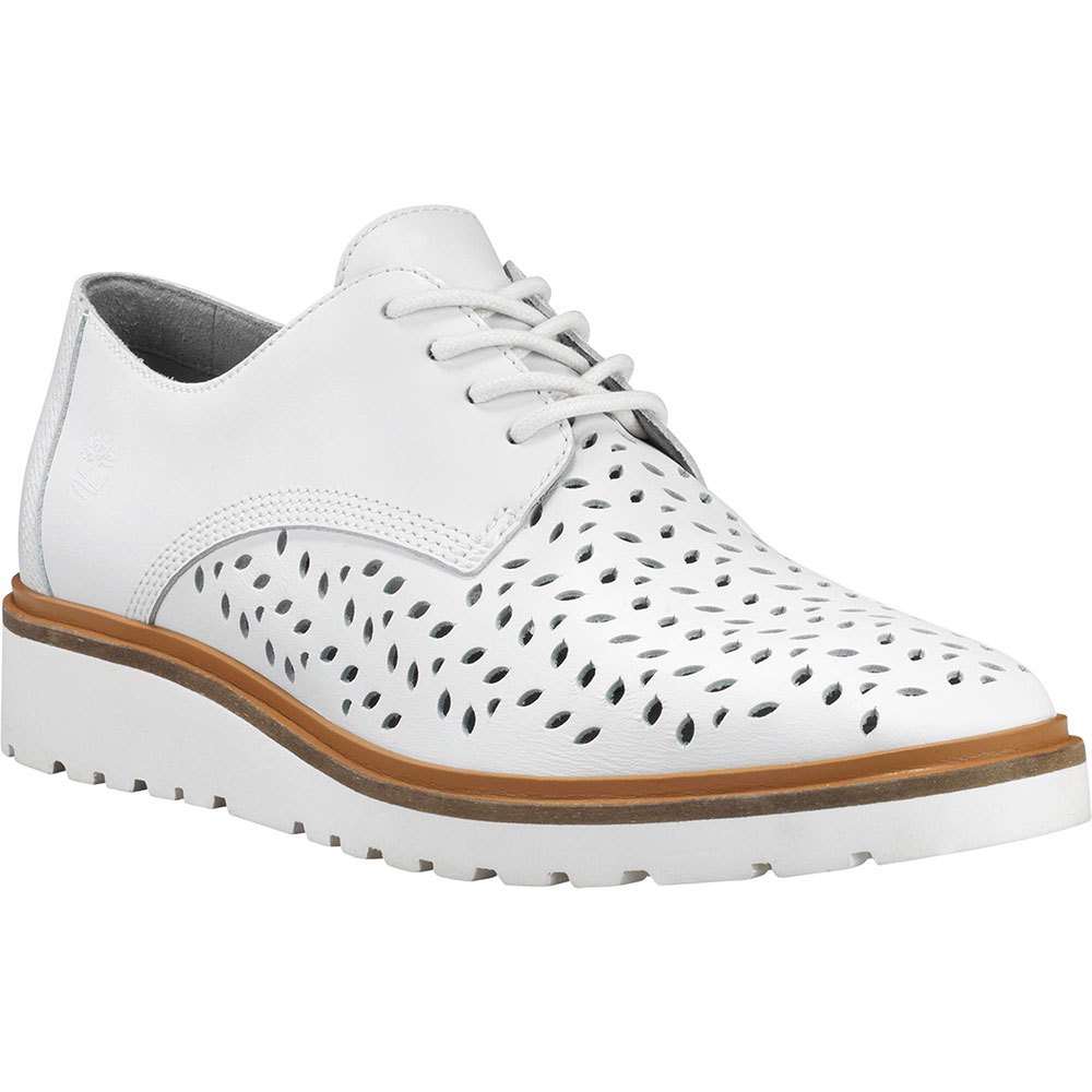 Custodio para agregar Excesivo Timberland Zapatos Anchos Ellis Street Perforated Oxford Blanco| Dressinn