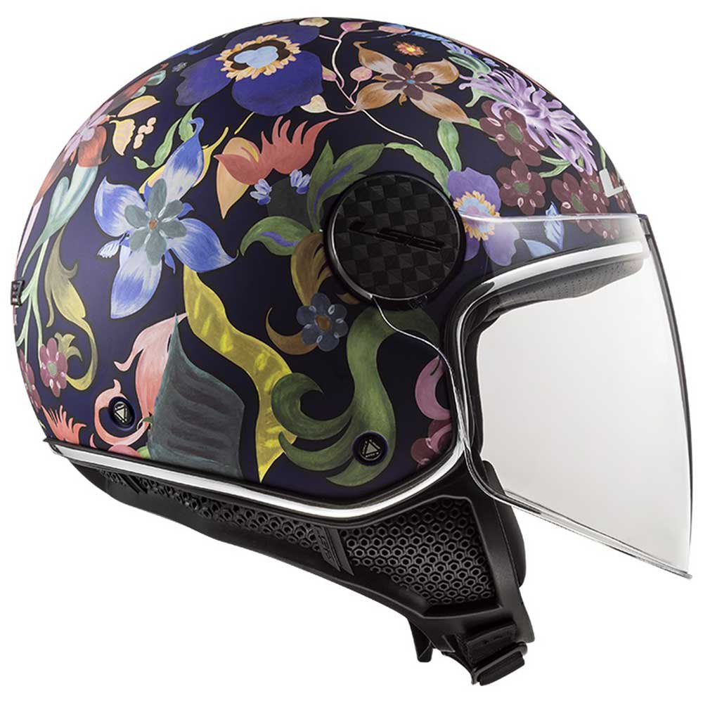 LS2 OF562 Airflow L OF558 Sphere Visor for Motorbike Helmet Open Face Clear Tint 
