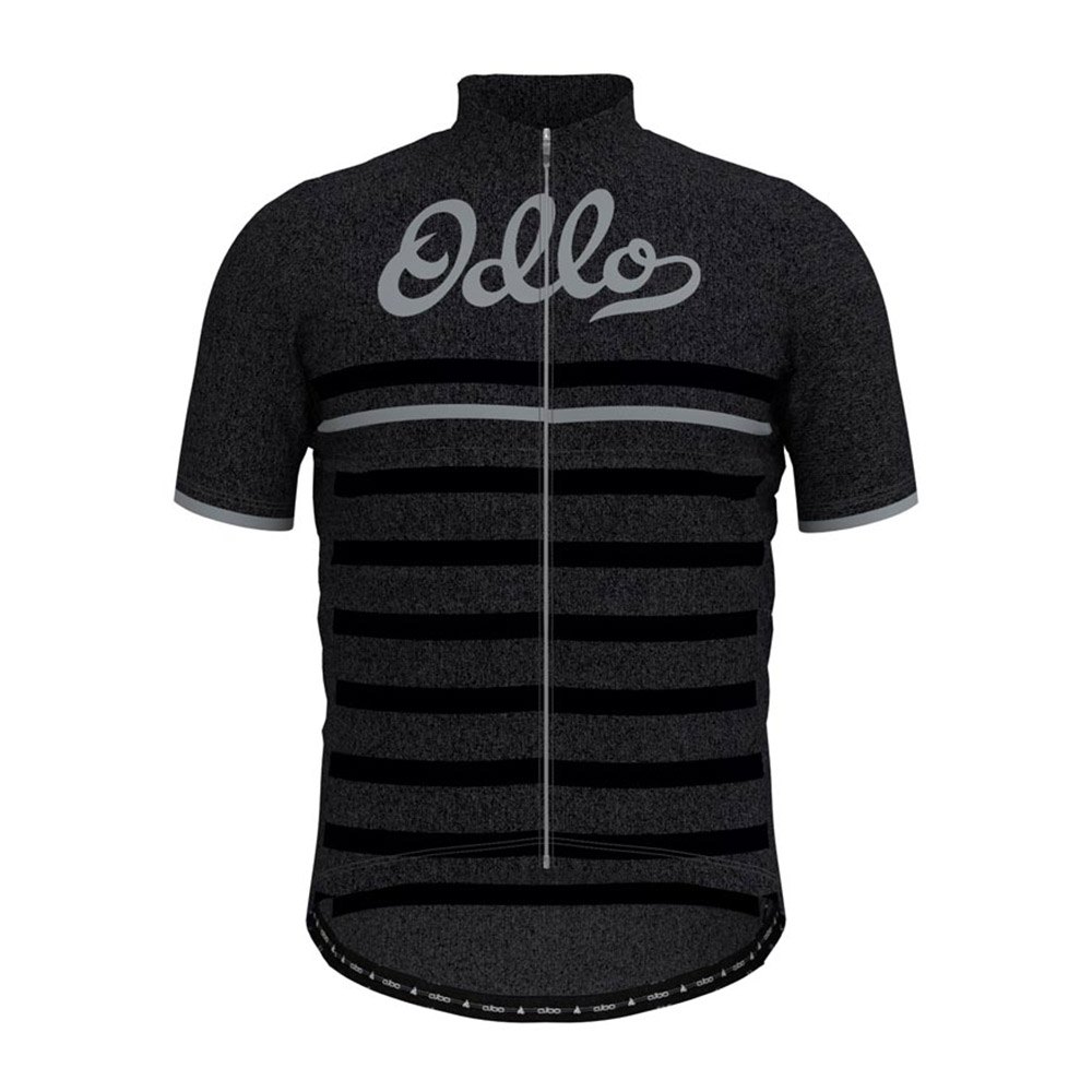 odlo-element-print-stand-up-collar-korte-mouwen-fietsshirt