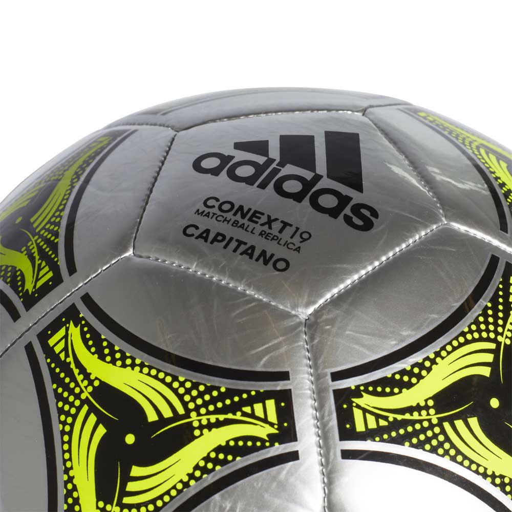 Distracción dilema limpiador adidas Balón Fútbol Conext 19 Capitano Plateado | Goalinn