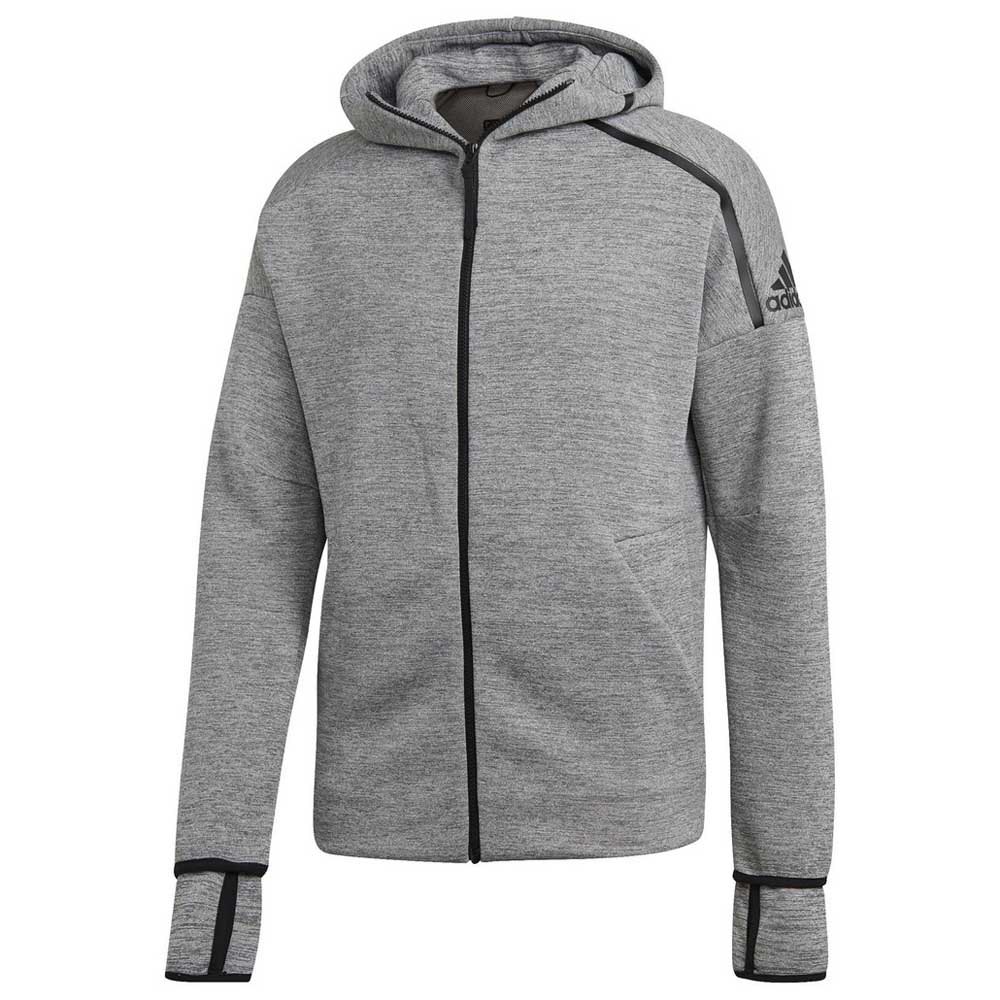 adidas ZNE Feat Release Regular Full Zip Sweatshirt Grey| Traininn