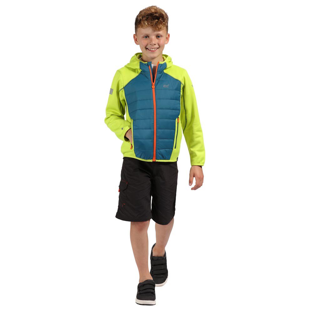 Regatta Childrens Kielder Iv Extol Stretch Water Repellent Lightweight Insulated Hybrid Jacket Fleece 