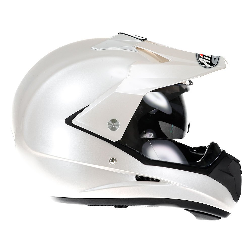Casco AIROH S5 casco de motocicleta de aventura Off Road doble Deporte Moto Negro Blanco 