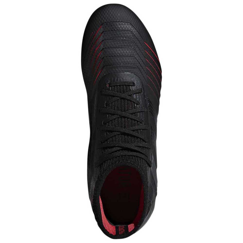 motto Moans Integrate adidas Predator 19.1 FG Football Boots Black | Goalinn