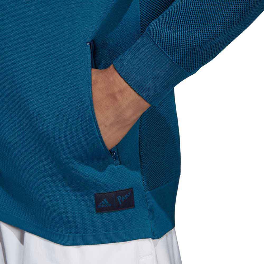adidas Parley Primeknit Zip Sweatshirt Blue | Smashinn