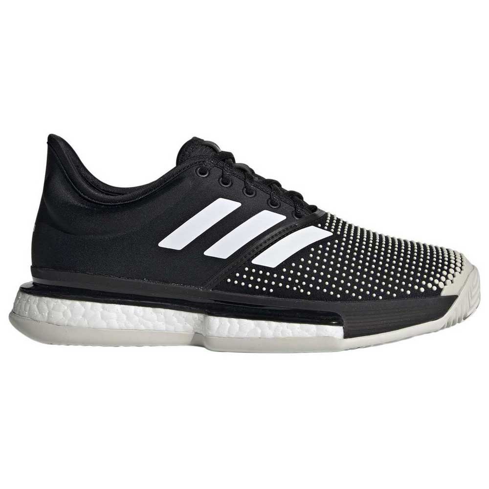 Chronicle security before adidas Sole Court Boost Clay Shoes Black | Smashinn