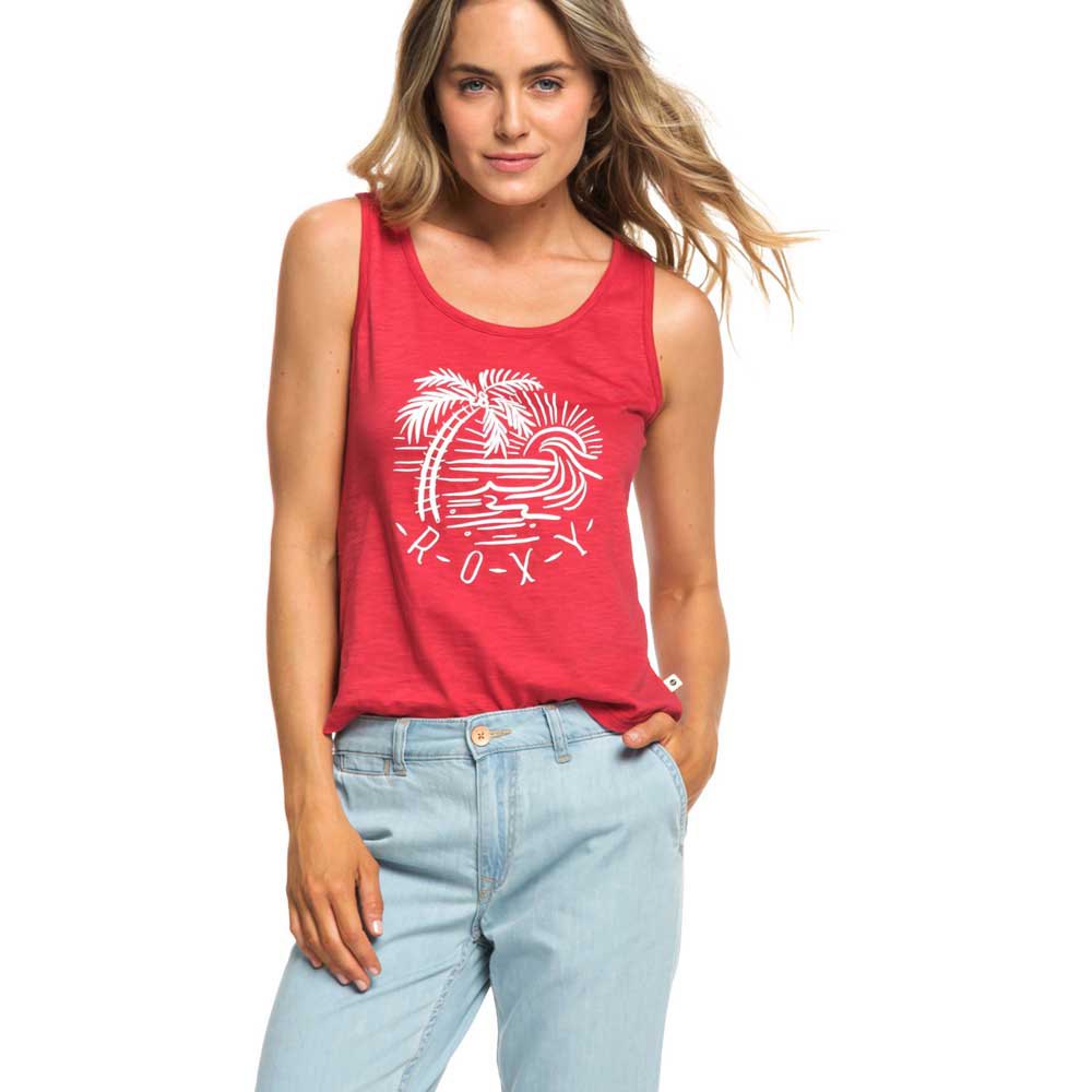 roxy-red-lines-color-sleeveless-t-shirt