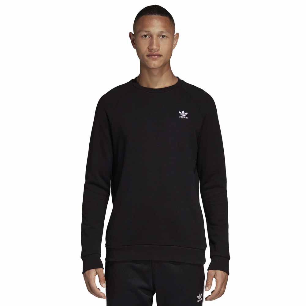 Parametre ejer Charlotte Bronte adidas Originals Essential Crew Sweatshirt Black | Dressinn