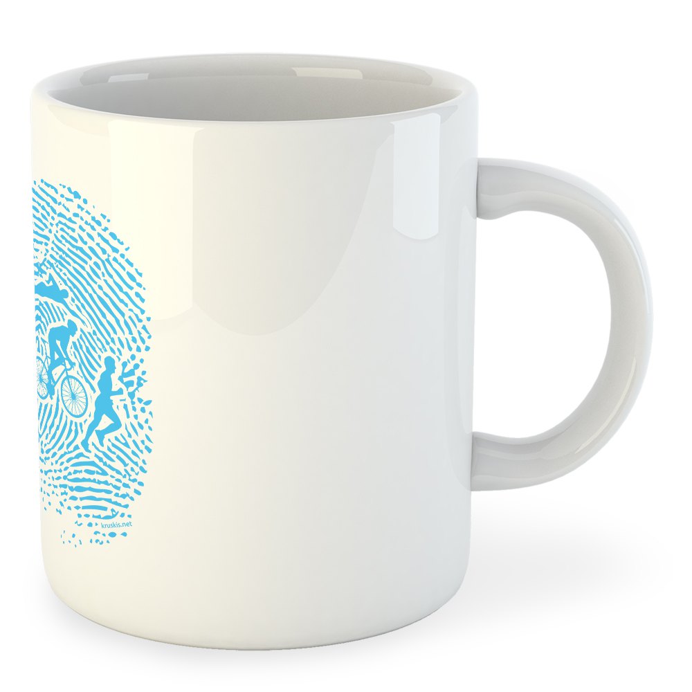Kruskis Triathlon Fingerprint Mug 325ml