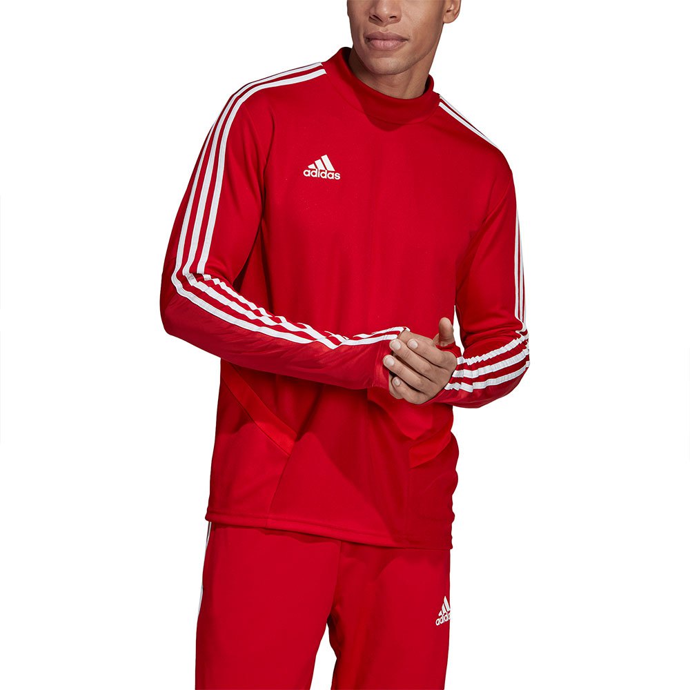 adidas Tiro Top Regular Sleeve T-Shirt Red| Goalinn