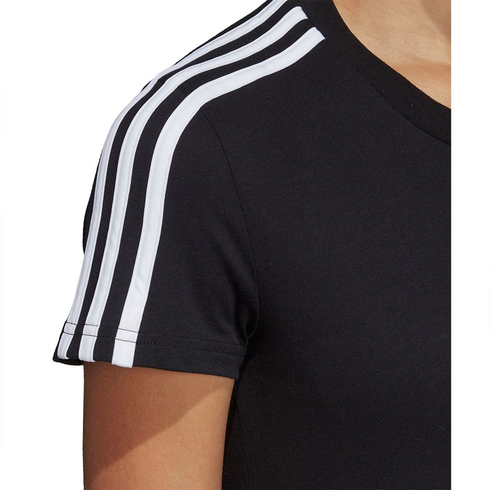 adidas Essentials 3 Stripes Slim kortarmet t-skjorte