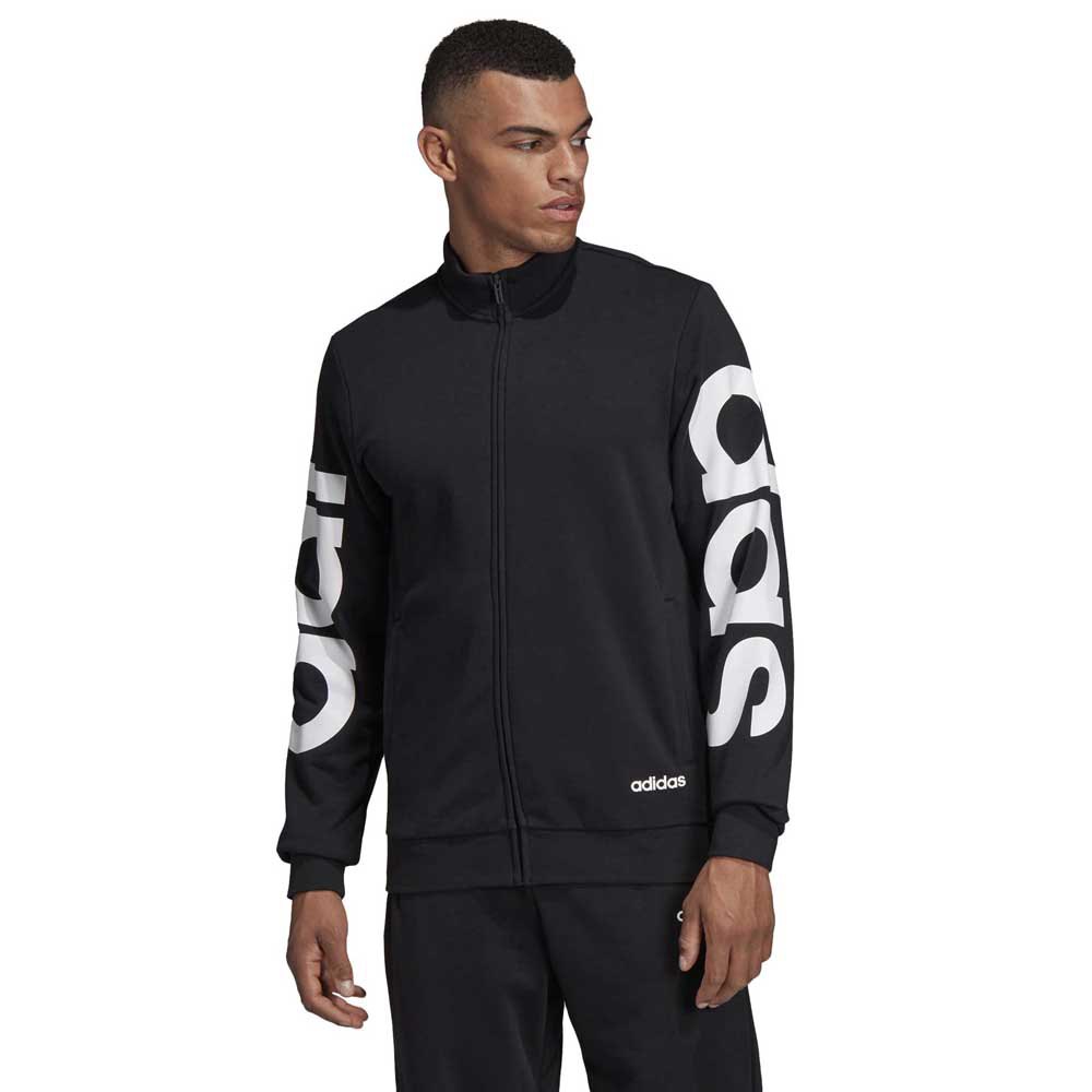 adidas Essentials Branded Track Full Zip Sweatshirt