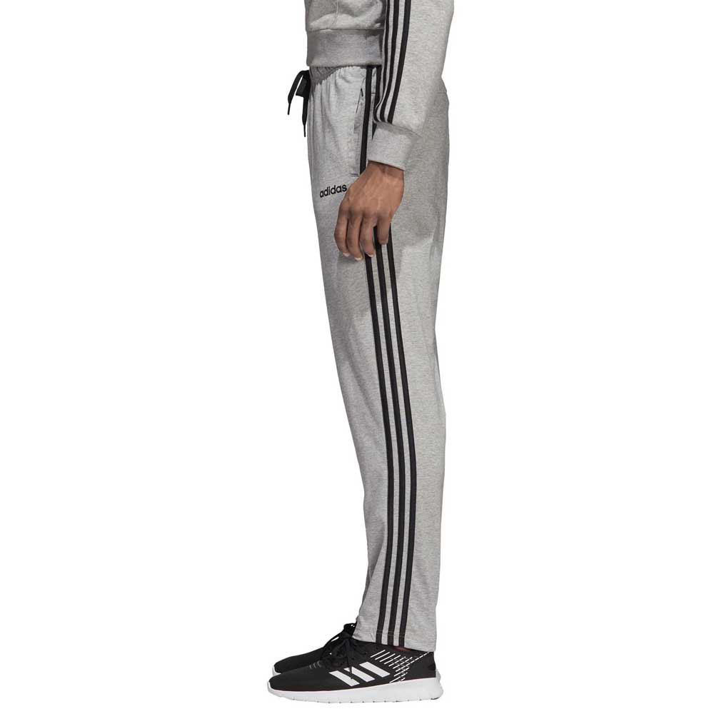 adidas Essentials 3 Stripes Single Jersey Open Hem Long Pants