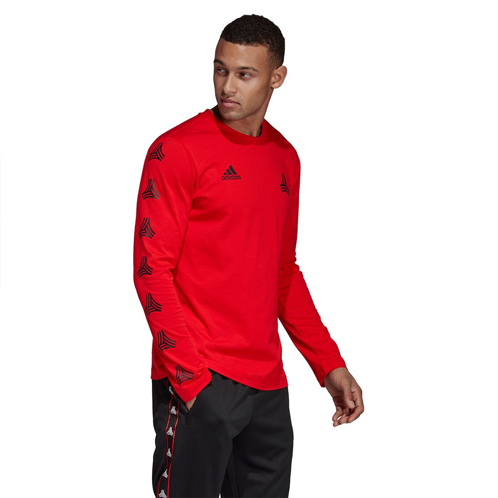 Just overflowing Situation Arbitrage adidas Tango Graphic Long Sleeve T-Shirt Red | Goalinn