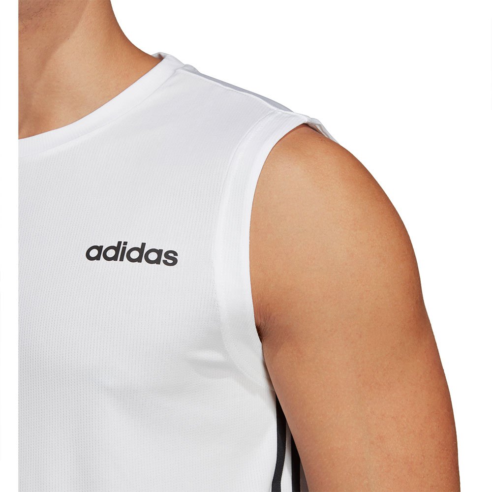 adidas Design 2 Move 3 Stripes mouwloos T-shirt