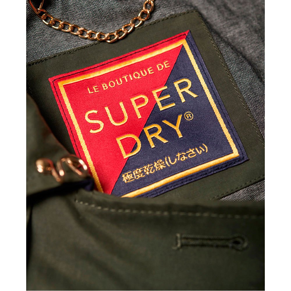 Superdry Giacca Cropped Azure Trench