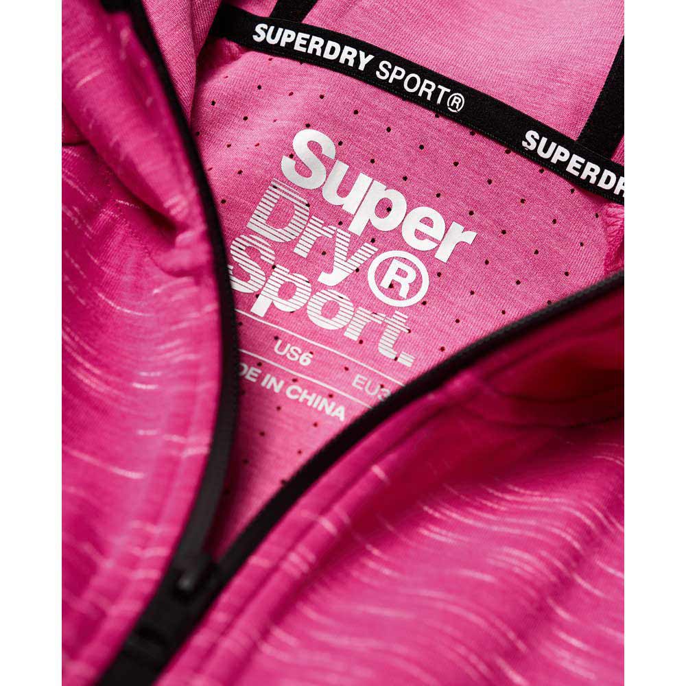 Superdry Core Gym Tech Panel Sweatshirt Mit Reißverschluss
