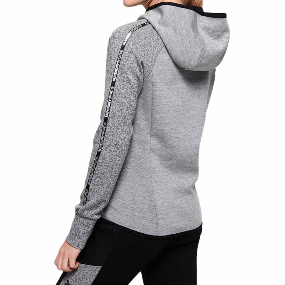 Superdry Core Gym Tech Taped Funnel Kapuzenpullover