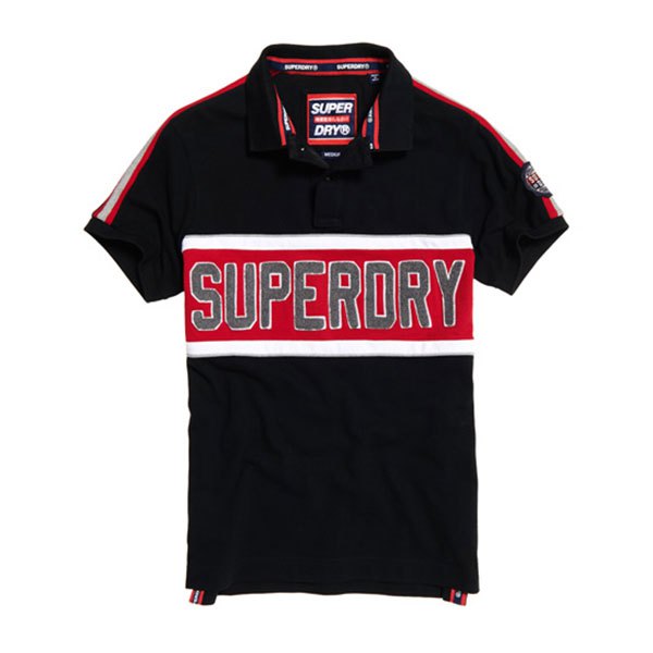 Superdry Retro Sports Applique Short Sleeve Polo Shirt