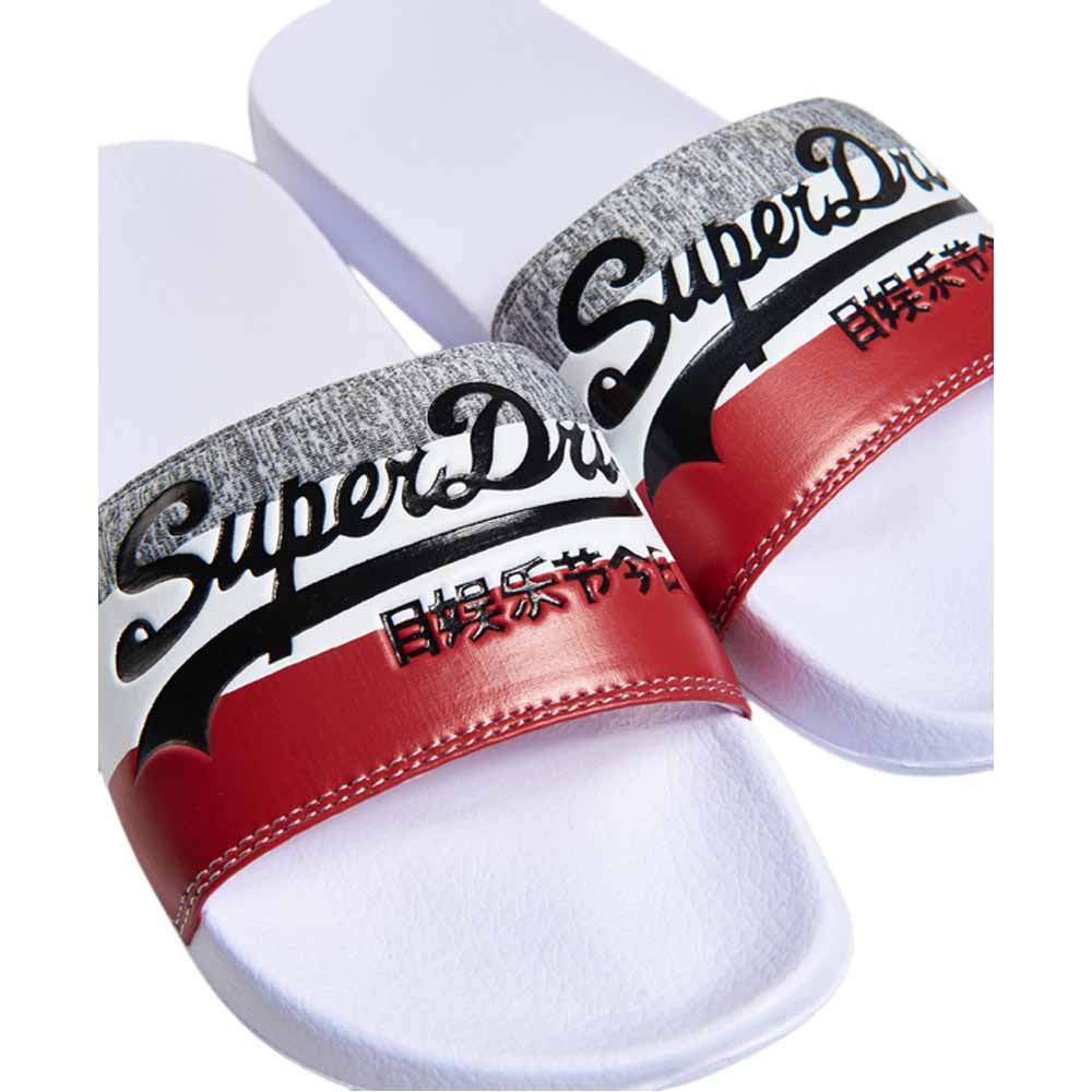 Superdry Mens Vintage Logo Pool Slide Slipper 