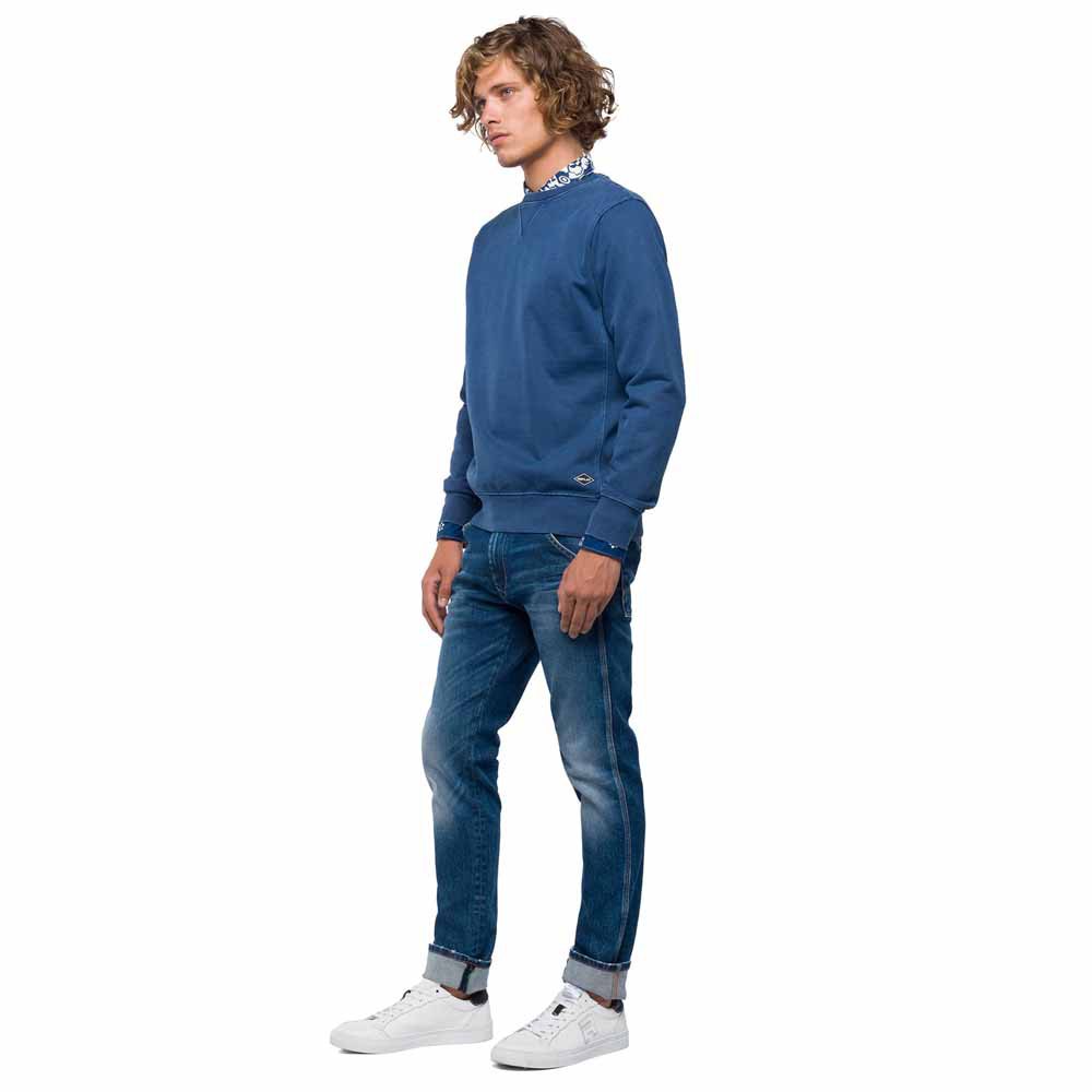 Replay Compact Cotton Fleece Sweatshirt