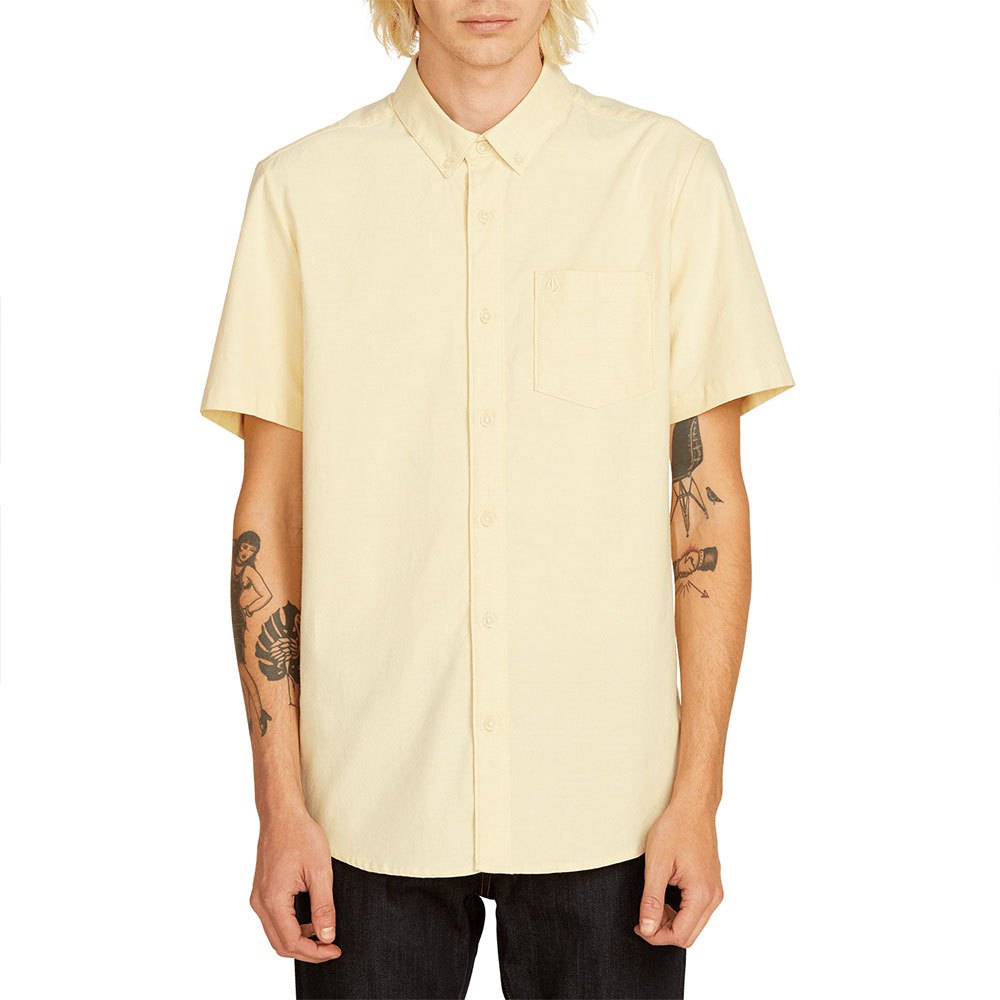 Volcom Mens Everett Solid Short Sleeve Shirt