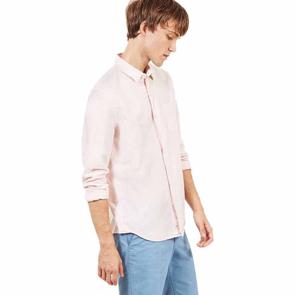 Timberland Mill River Eclectic Stripes/Checks Cotton Linen Slim Long Sleeve Shirt