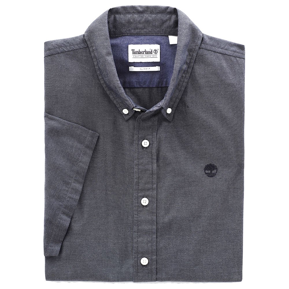 Timberland Milford Oxford Solid Slim Short Sleeve Shirt