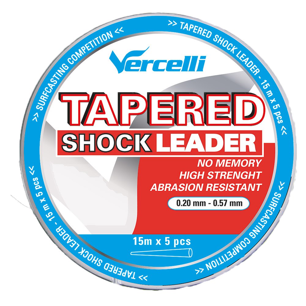 vercelli-tapered-shock-leader-15-m-5-unites