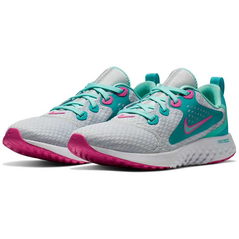 Nike Chaussures Running Legend React Aqua GS
