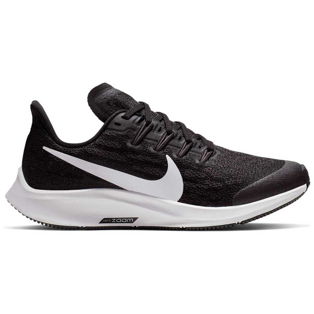 postre Masaje Soportar Nike Air Zoom Pegasus 36 GS Running Shoes Black | Runnerinn