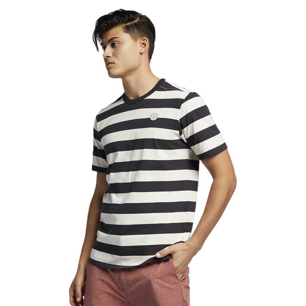 Hurley Custom Striped Korte Mouwen T-Shirt