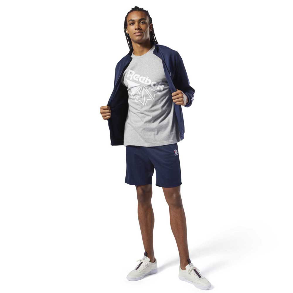 Reebok classics Foundation Taped Track Full Zip Sweatshirt