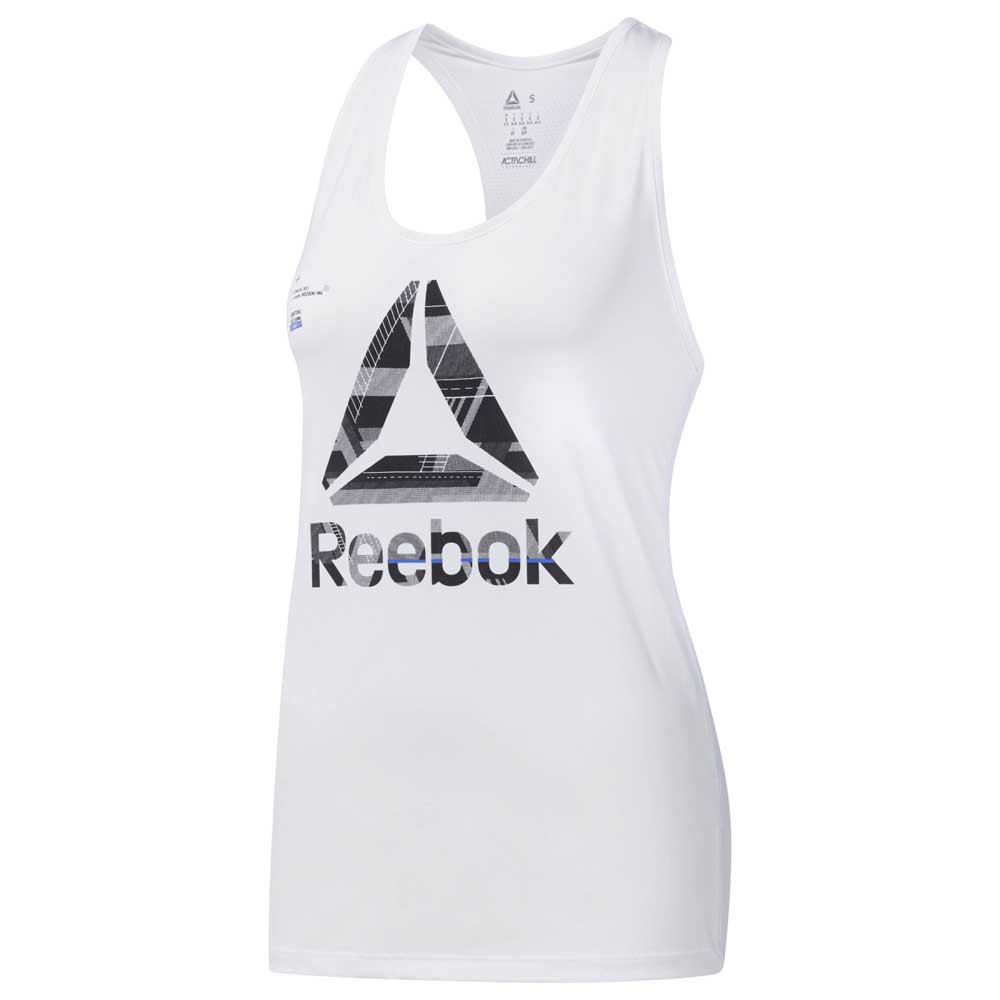 Reebok One Series Activchill Graphic Mouwloos T-Shirt