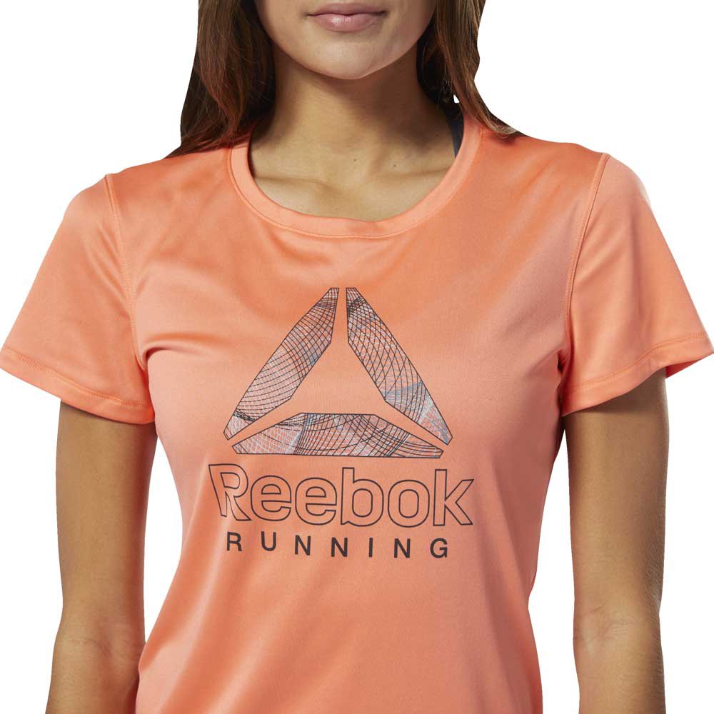 Reebok T-Shirt Manche Courte Run Essentials Delta Graphic