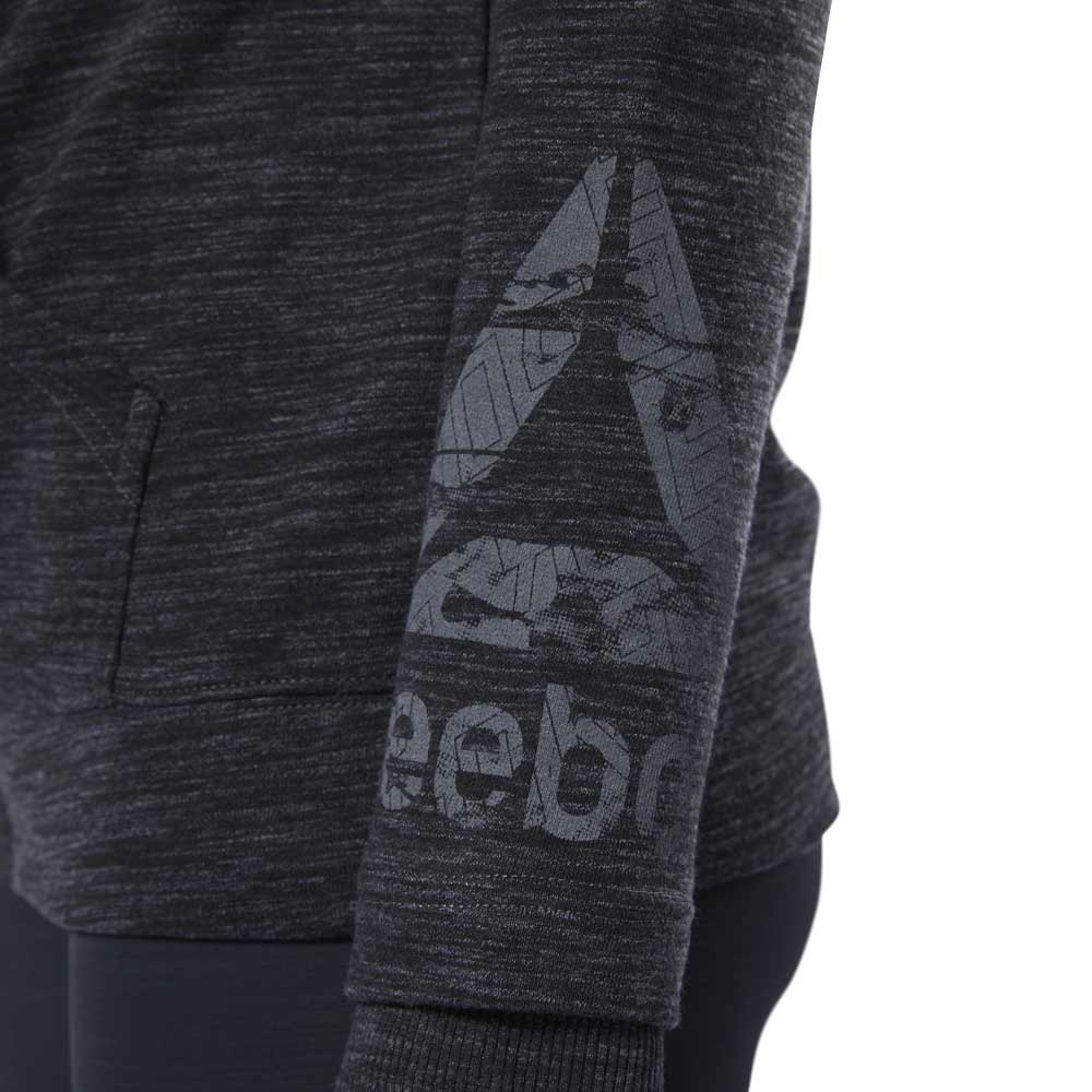 Reebok Training Essentials Marble Sweatshirt Mit Durchgehendem Reißverschluss