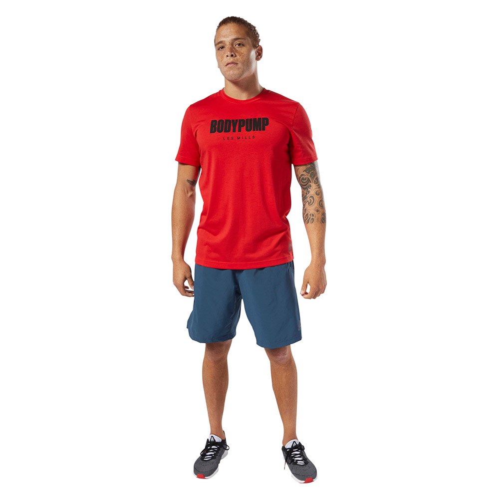 Scepticisme Zee Ja Reebok Les Mills Bodypump Short Sleeve T-Shirt Red | Traininn
