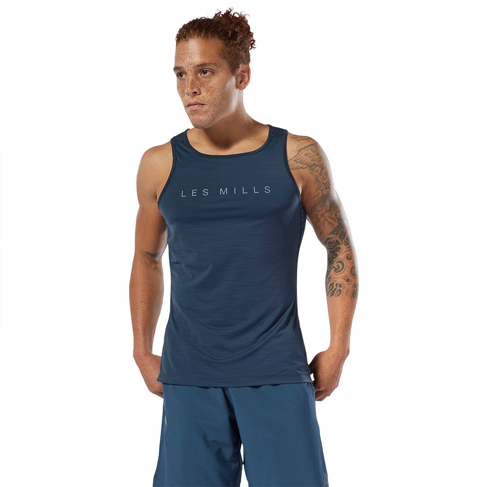 Reebok Les Mills Short Sleeve T-Shirt Blue Traininn
